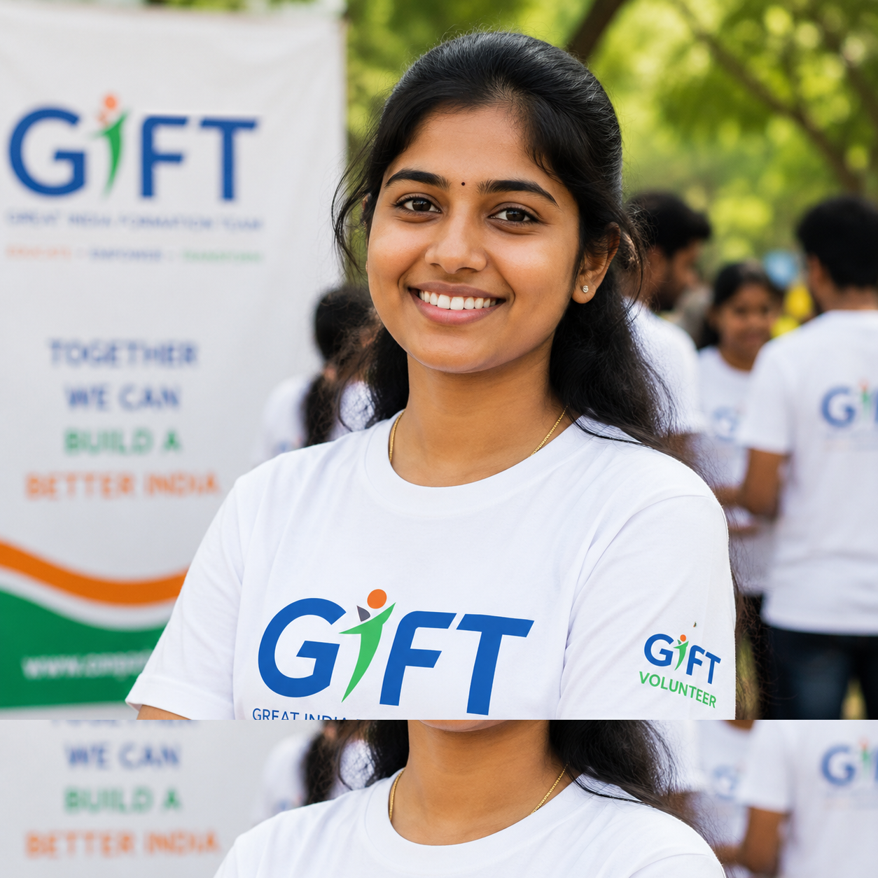 GIFT volunteers working together